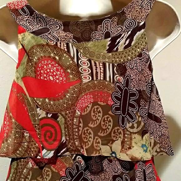 RB COLLECTION NEW YORK TIERED DRESS - Picture 4 of 7